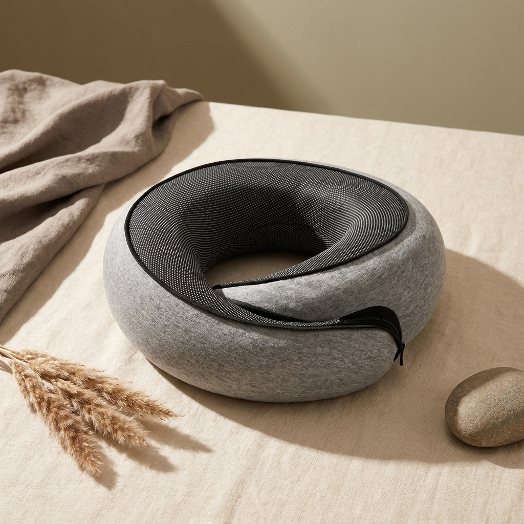 Memory Foam Travel Neck Pillow - showcase