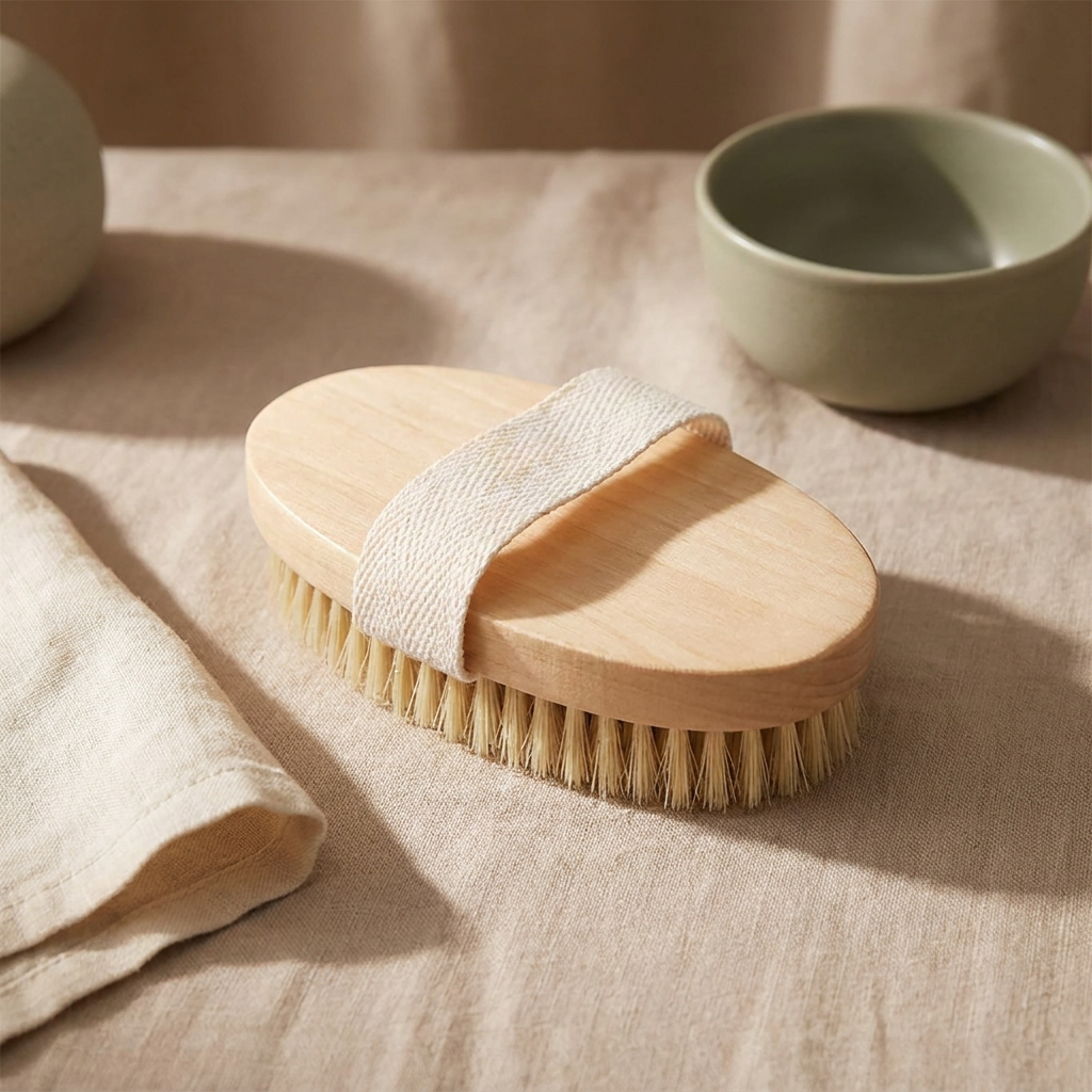 Natural Bristle Dry Body Brush - showcase