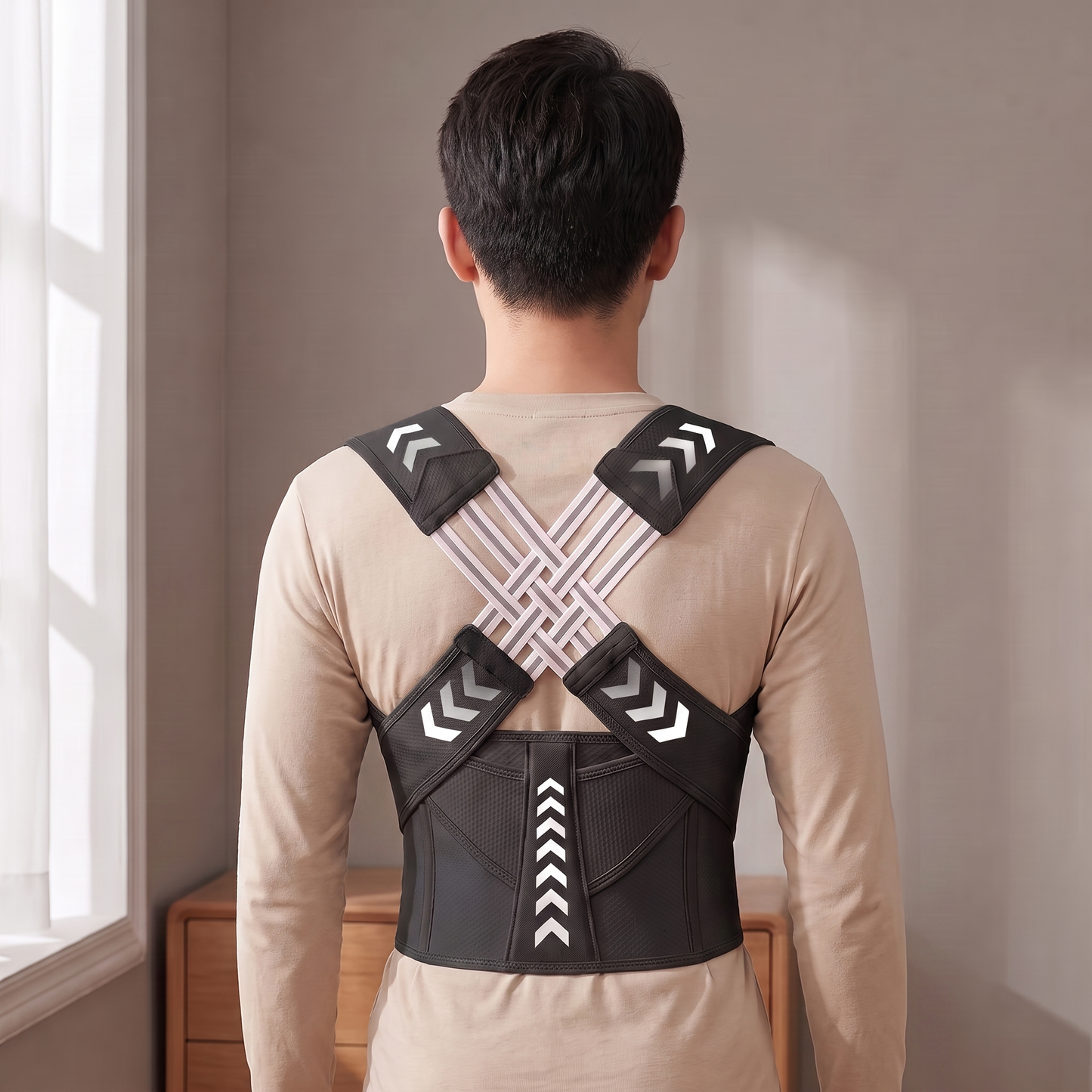 Posture Corrector Back Brace — Adjustable Support for Shoulders & Spine