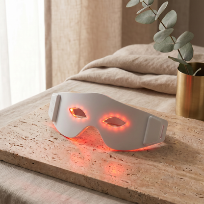 Red Light Therapy Eye Mask — Infrared LED Mask for Eye Area & Relaxation