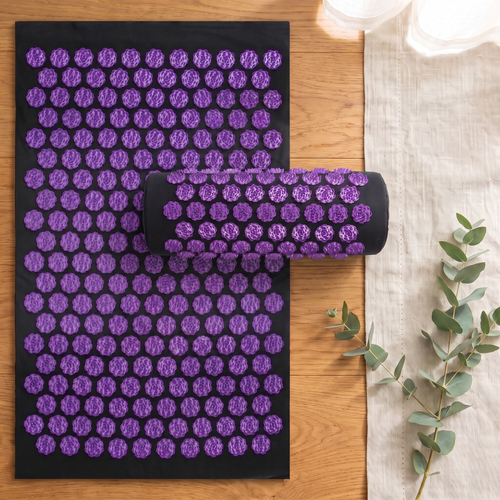 Acupressure Mat & Pillow Set — Spike Mat for Back Pain & Muscle Relief