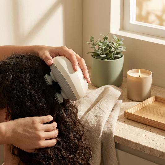 Electric Scalp Head Massager lifestyle
