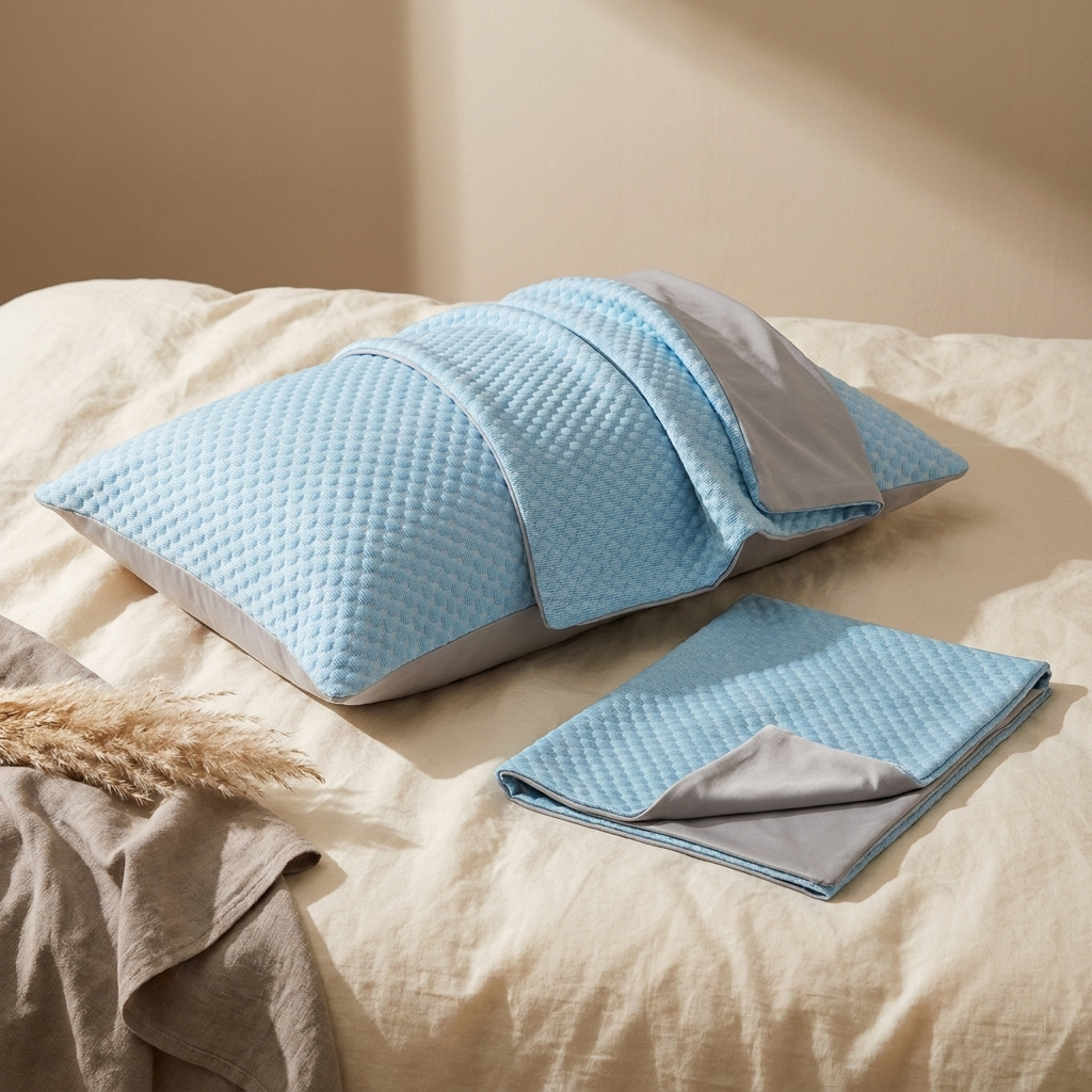 Cooling Ice Silk Pillowcase - showcase