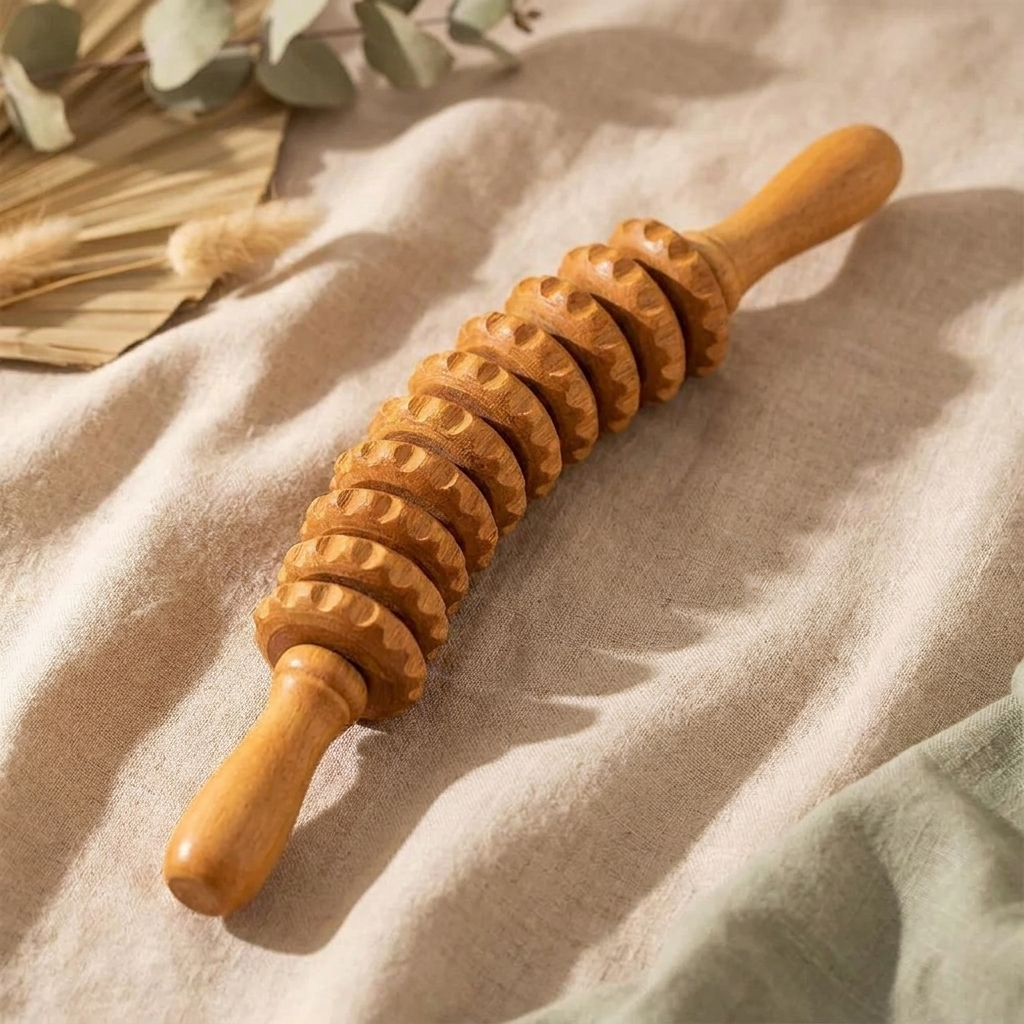 Curved Wooden Body Roller - showcase