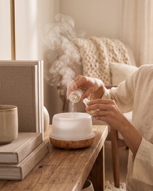 Wood Grain Aroma Diffuser - lifestyle