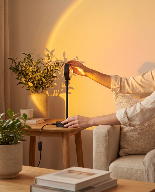 Sunset Projection Lamp - lifestyle