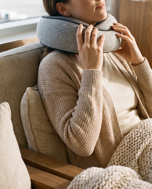 Memory Foam Travel Neck Pillow - lifestyle
