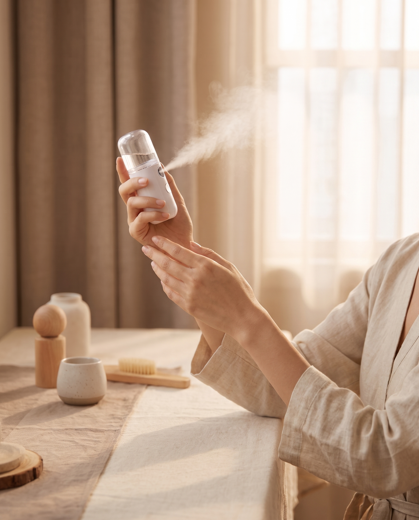 Mini Portable Humidifier - lifestyle