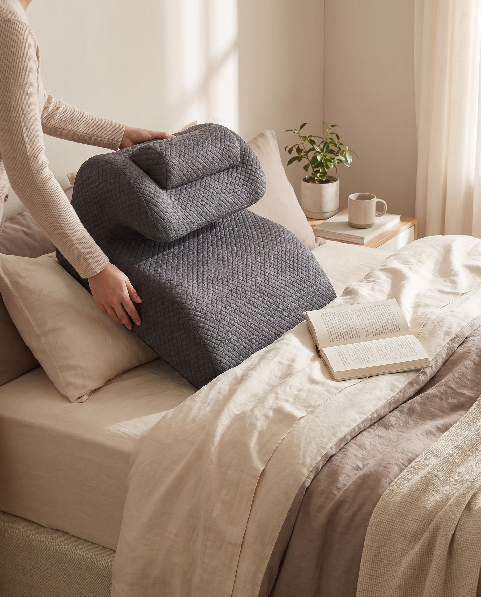Ergonomic Wedge Pillow Set - lifestyle