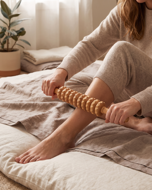 Wooden Roller Massage Stick - lifestyle