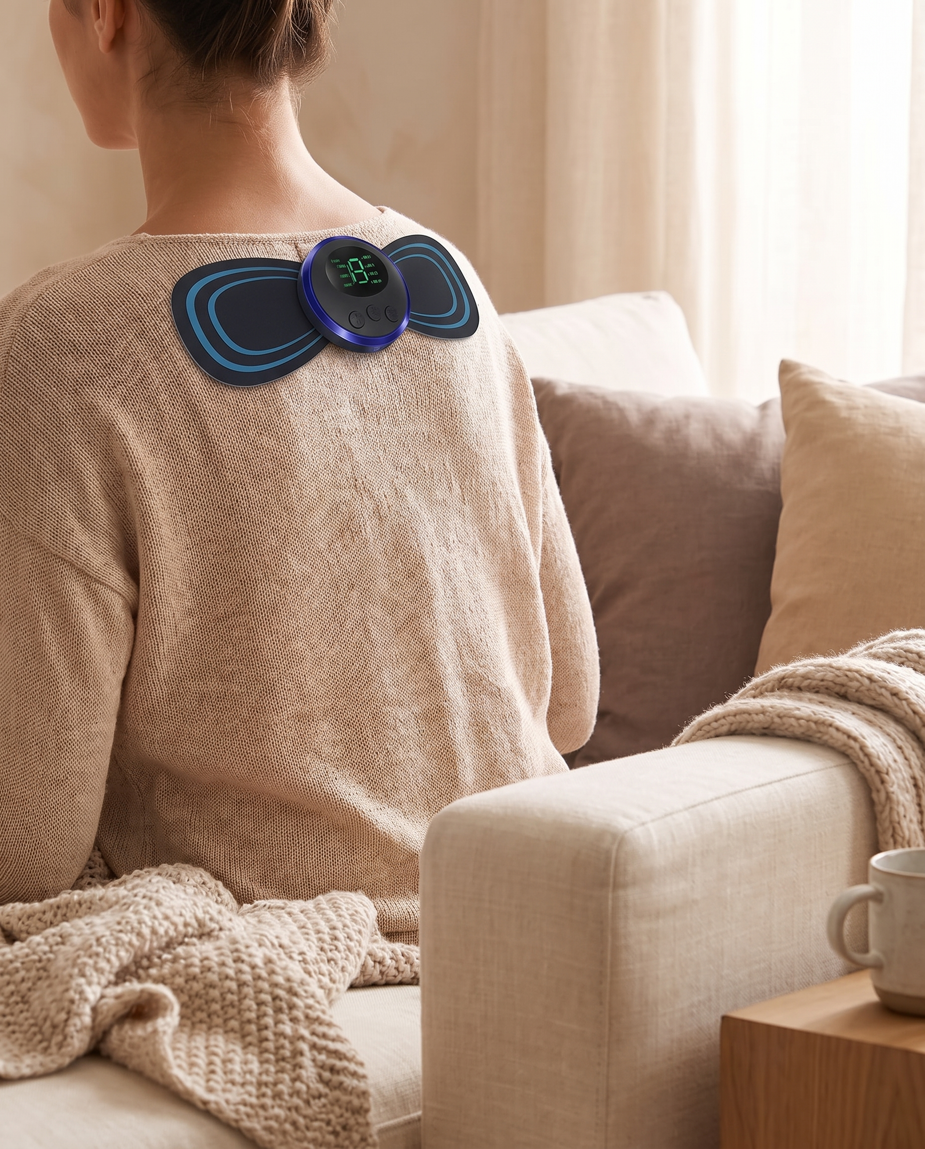 EMS Neck & Back Massager Patches - lifestyle