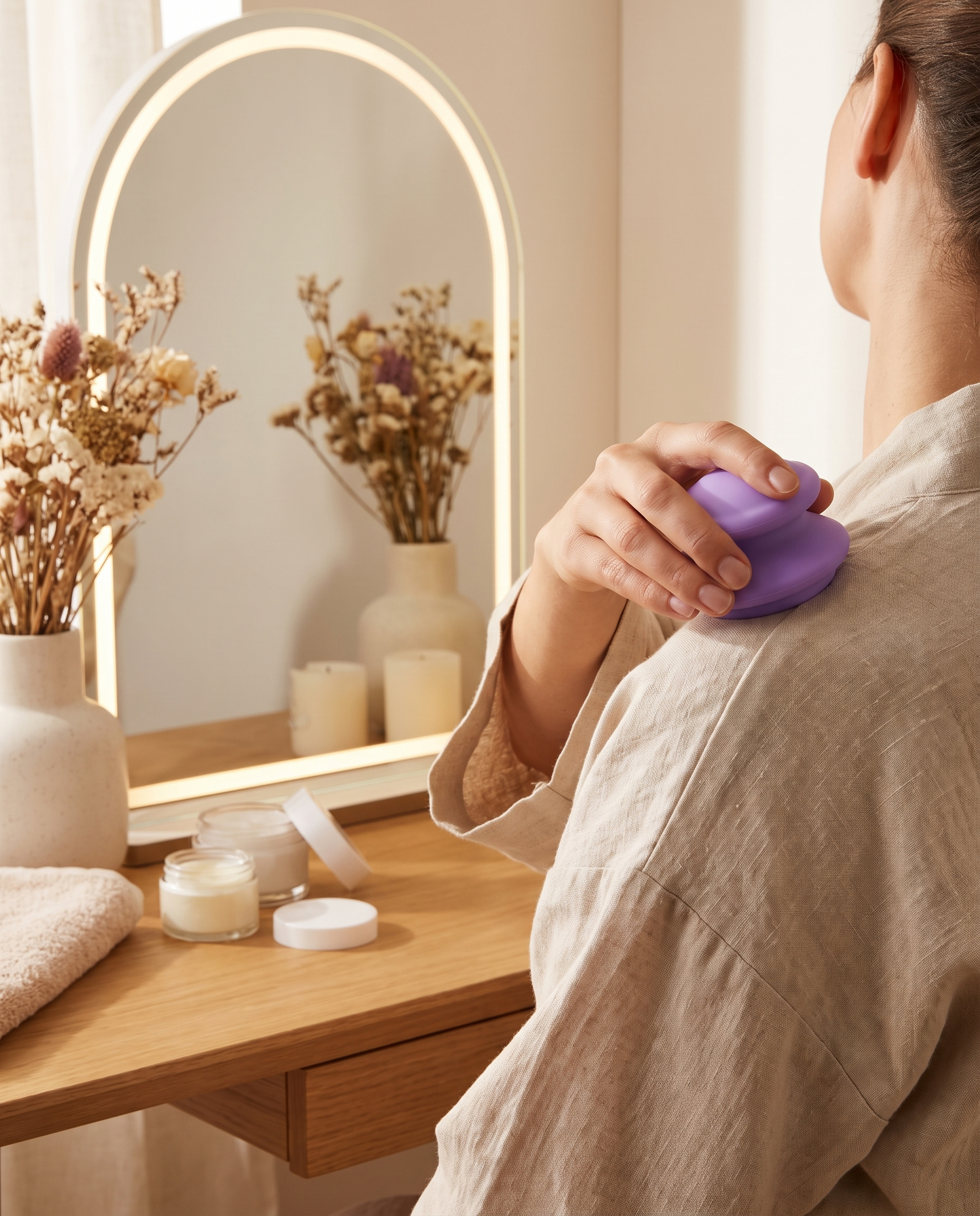 Silicone Cupping Massage Cups - lifestyle