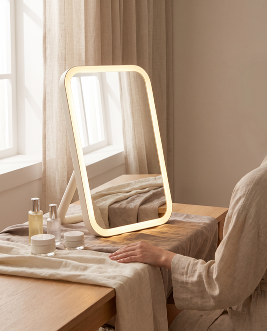LED Vanity Mirror with Fill Light - lifestyle